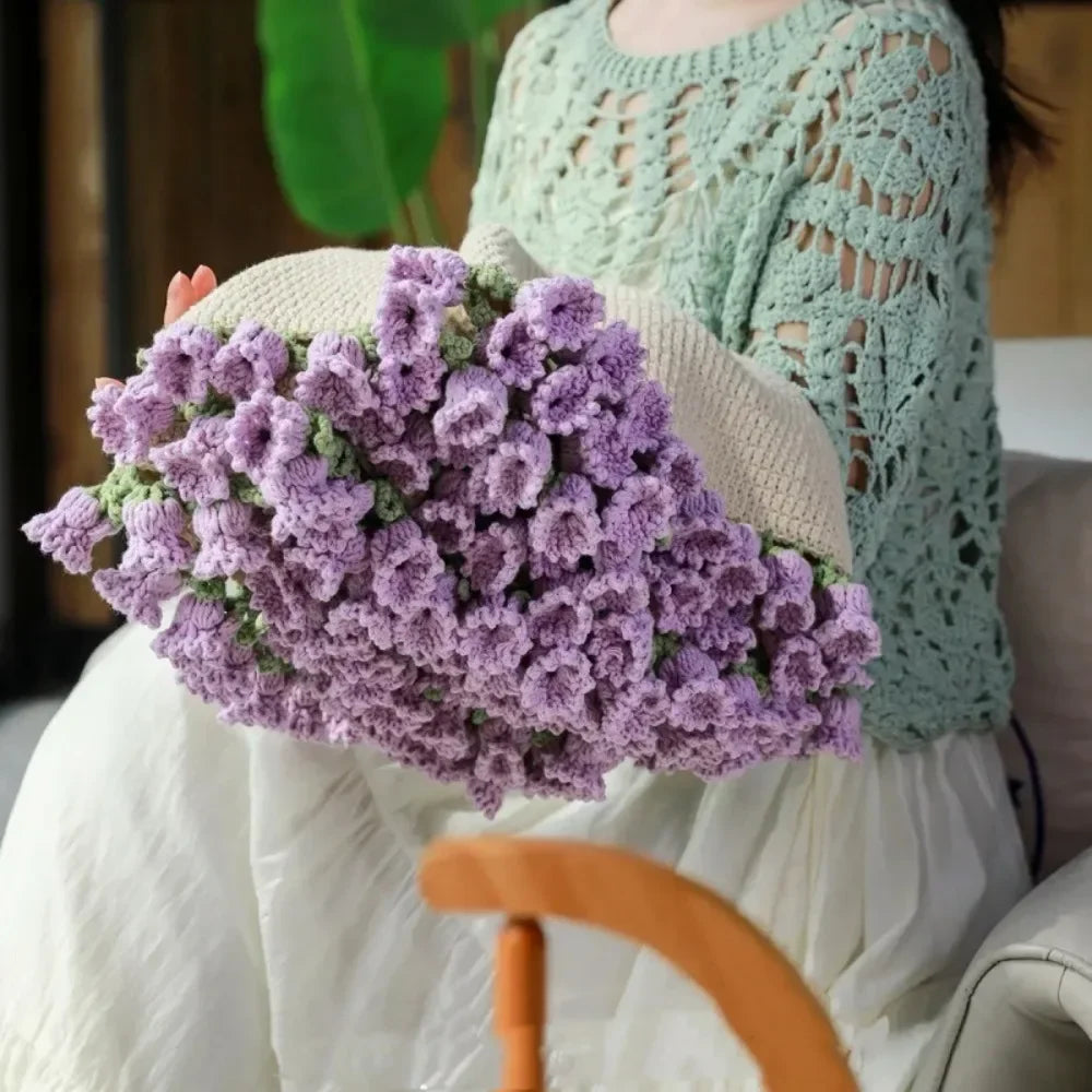 Flowar Petal® Handmade Crochet Blanket Bouquet