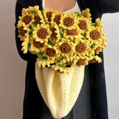 Flowar Petal® Handmade Crochet Blanket Bouquet