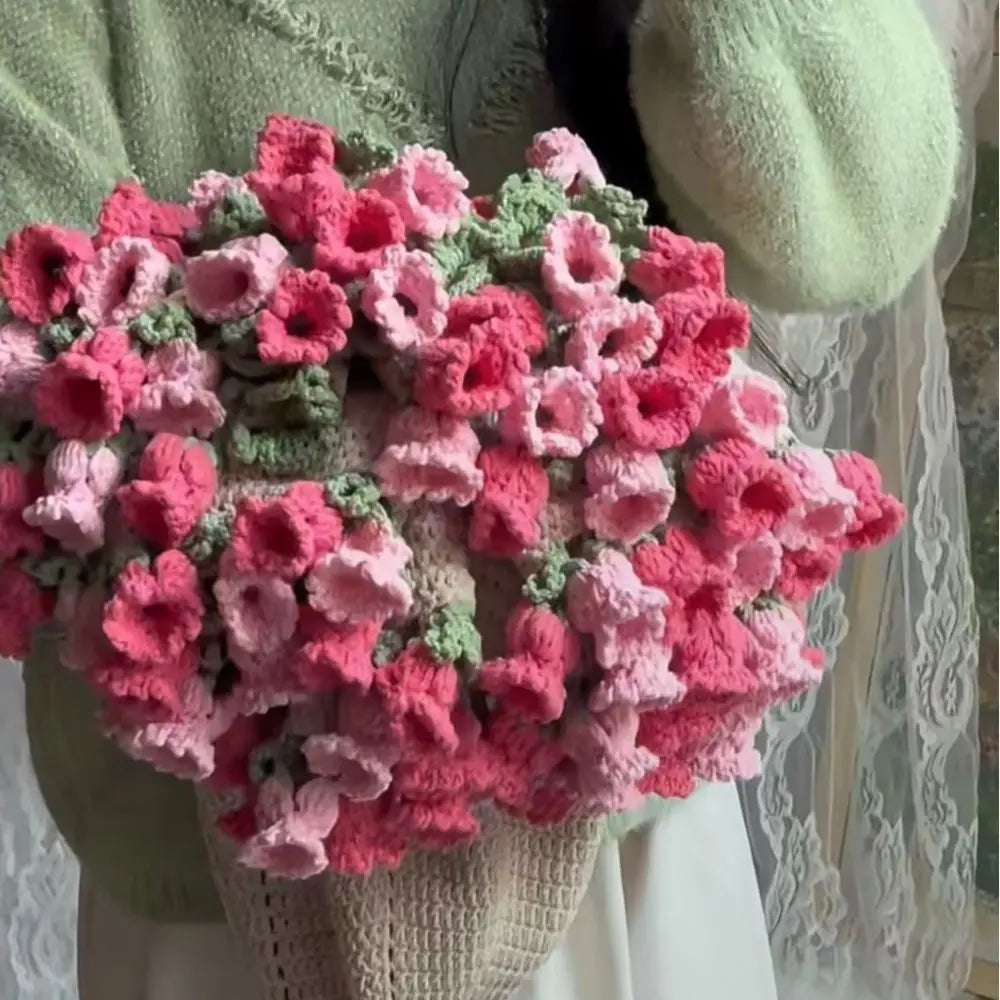Flowar Petal® Handmade Crochet Blanket Bouquet