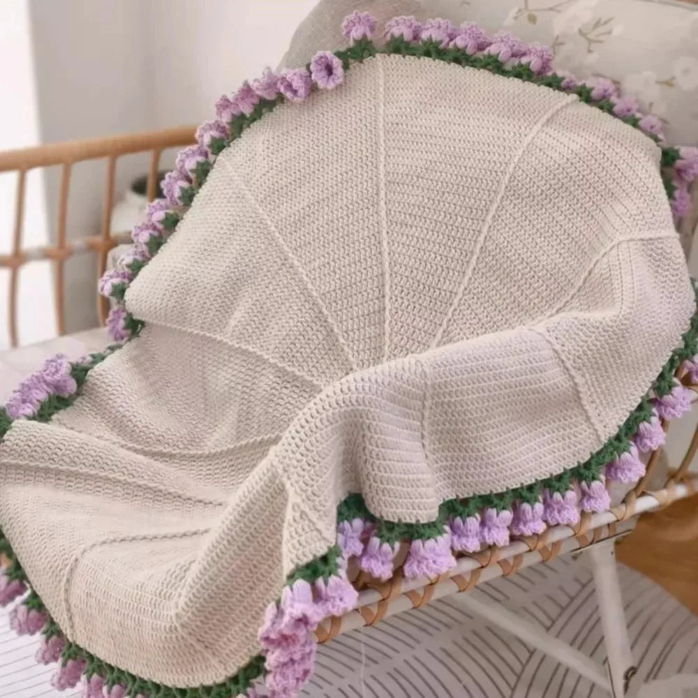 Flowar Petal® Handmade Crochet Blanket Bouquet