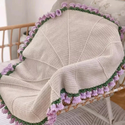 Flowar Petal® Handmade Crochet Blanket Bouquet